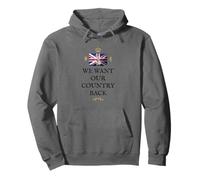 UK PRIDE BRITISH PATRIOTS' UNITED KINGDOM PROUD COUNTRY BACK Pullover Hoodie