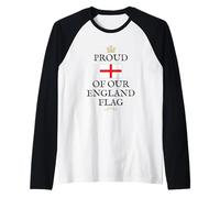 UK Pride British Patriots' United Kingdom Proud England Flag Raglan Baseball Tee