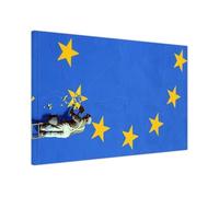 UK Print House Banksy Brexit Classic Artist Canvas Prints - Timeless Masterpieces for Living Room, Study, Office Walls Large (61 x 41 cm - 24" x 16" inch)