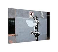 UK Print House Banksy: Graffiti Is a Crime Classic Artist Canvas Prints - Timeless Masterpieces for Living Room, Study, Office Walls Large (76 x 51 cm - 30" x 20" inch)