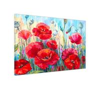 UK Print House Blossom Oasis Floral Canvas Wall Art - Elegant Flower Prints for Bedroom, Hallway, Living Room Decor Large (30 x 20 cm - 12" x 8" inch)