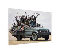 UK Print House Cookie Monster Street Art Classic Artist Canvas Prints - Timeless Masterpieces for Living Room, Study, Office Walls Large (61 x 41 cm - 24" x 16" inch)