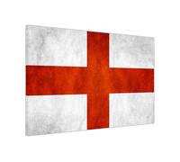 UK Print House England Flag Canvas Prints - Patriotic Wall Art for Office, Bedroom, Living Room, Man Cave Large (41 x 30 cm - 16" x 12" inch)