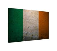 UK Print House Irish Republic Flag Canvas Prints - Patriotic Wall Art for Office, Bedroom, Living Room, Man Cave Large (41 x 30 cm - 16" x 12" inch)