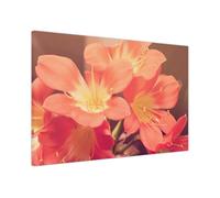 UK Print House Japanese Lilies Floral Canvas Wall Art - Elegant Flower Prints for Bedroom, Hallway, Living Room Decor Large (102 x 76 cm - 40" x 30" inch)