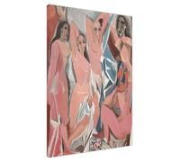UK Print House Picasso - Les Demoiselles d'Avignon Classic Artist Canvas Prints - Timeless Masterpieces for Living Room, Study, Office Walls Large (102 x 76 cm - 40" x 30" inch)