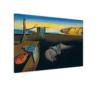 UK Print House Salvador Dalí - The Persistence of Memory Classic Artist Canvas Prints - Timeless Masterpieces for Living Room, Study, Office Walls Large (61 x 41 cm - 24" x 16" inch)