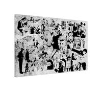 UK Print House Shadows Of The Street Classic Artist Canvas Prints - Timeless Masterpieces for Living Room, Study, Office Walls Large (91 x 61 cm - 36" x 24" inch)