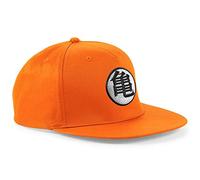 UK Printwear Goku's Training Symbol Rapper Cap (Orange)