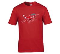 UK Printwear Hawk T1 T-Shirt (Red, 7/8)