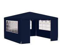 vidaXL Professional Party Tent with Side Walls 4m Blue Garden Canopy Gazebo