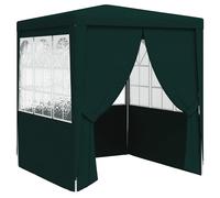 vidaXL Professional Party Tent with Side Walls 2m Blue Outdoor Canopy Gazebo
