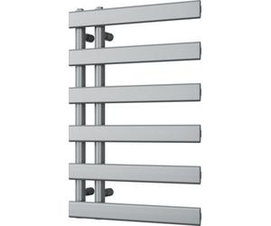 Uk Radiators 1092Btu H748mm X W500mm Silver Flat Tube Designer Heated Towel Rail Agar