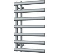 Uk Radiators 1150Btu H766mm X W500mm Silver Elliptical Tube Designer Heated Towel Rail Elyan