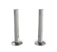 UK Radiators 130mm x 18mm Brass Pipe Sleeves - 2 Pack Radiator Pipe Covers