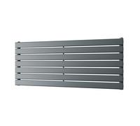 Uk Radiators 2197Btu H476mm X W1200mm Anthracite Flat Tube Horizontal Designer Radiator Typhoon Axis