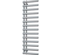 Uk Radiators 2279Btu H1592mm X W500mm Silver Elliptical Tube Designer Heated Towel Rail Elyan