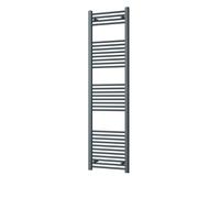 Uk Radiators 2549Btu H1800mm X W500mm Anthracite Straight Ladder Heated Towel Rail Zennor
