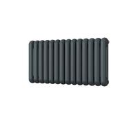 Uk Radiators 2996Btu H500mm X W993mm Anthracite Round Tube Horizontal Traditional Cast-Iron Style Radiator Sherwood