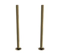 UK Radiators 300mm x 18mm Brass Pipe Sleeves - 2 Pack Radiator Pipe Covers
