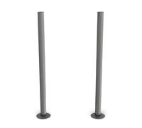 UK Radiators 300mm x 18mm Brass Pipe Sleeves - 2 Pack Radiator Pipe Covers