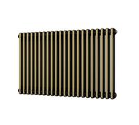 Uk Radiators 3388Btu H600mm X W988mm Antique Brass 2 Column Horizontal Traditional Cast-Iron Style Radiator Alpha