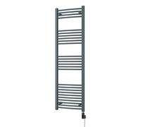Uk Radiators 600W H1600mm X W500mm Anthracite Curved Ladder Thermostatic Wifi Electric Heated Towel Rail Zennor