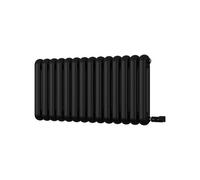 Uk Radiators 900W H500mm X W993mm Black Electric Round Tube Horizontal Traditional Cast-Iron Style Radiator Sherwood