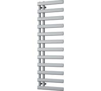 Uk Radiators Agar Flat Tube Heated Bathroom Towel Rail Silver Btu2187 - (H) 1564 X (W) 500mm