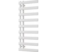 Uk Radiators Agar Flat Tube Heated Bathroom Towel Rail White Btu1624 - (H) 1156 X (W) 500mm