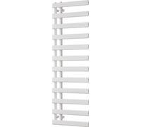 Uk Radiators Agar Flat Tube Heated Bathroom Towel Rail White Btu2187 - (H) 1564 X (W) 500mm