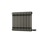Uk Radiators Alpha Raw Metal Double Column Horizontal Steel Smart Oil-Free Radiator 300W - (H) 500 X (W) 592mm