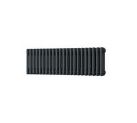 Uk Radiators Alpha Triple Column Horizontal Traditional Cast-Iron Style Radiator W/ Feet Anthracite Btu2324 - (H) 300 X (W) 999mm