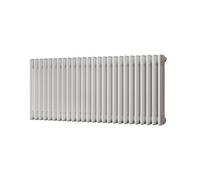 Uk Radiators Alpha Triple Column Horizontal Traditional Cast-Iron Style Radiator White Btu4279 - (H) 500 X (W) 1177mm