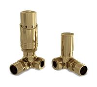 UK Radiators Angeled Thermostatic Radiator Valve 1/2" x 15mm - Talus Bold