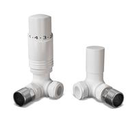 UK Radiators Angeled Thermostatic Radiator Valve 1/2" x 15mm - Talus Bold