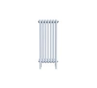 Uk Radiators Bircham Triple Column Horizontal Traditional Cast-Iron Style Radiator W/ Feet White Btu1767 - (H) 752 X (W) 341mm