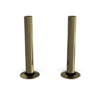 Uk Radiators Brushed & Lacquered Radiator Pipe Covers 130mm Antique Brass Talus