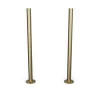 Uk Radiators Brushed & Lacquered Radiator Pipe Covers 300mm Brushed Brass Talus