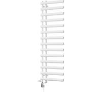 Uk Radiators Elyan Elliptical Thermostatic Wifi Dual Fuel Heated Bathroom Towel Rail White Btu2279 - (H) 1592 X (W) 500mm