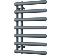 Uk Radiators Elyan Elliptical Tube Heated Bathroom Towel Rail Anthracite Btu1150 - (H) 766 X (W) 500mm