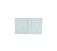 Uk Radiators Formby White Horizontal Aluminium Designer Radiator Btu5456 1599W - (H) 590 X (W) 1060mm