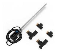 Uk Radiators Inow+ Dual Fuel Towel Rail Kit Thermostatic Wifi Black - 300W