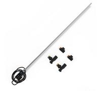 Uk Radiators Inow+ Dual Fuel Towel Rail Kit Thermostatic Wifi Black - 900W