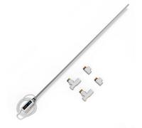 Uk Radiators Inow+ Dual Fuel Towel Rail Kit Thermostatic Wifi White - 1200W