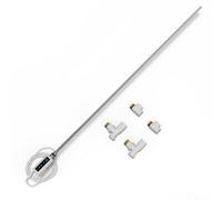 Uk Radiators Inow+ Dual Fuel Towel Rail Kit Thermostatic Wifi White - 900W