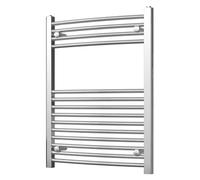 UK Radiators Modern Curved Heated Towel Rail Radiator - Bathroom Warmer