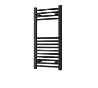 UK Radiators Modern Curved Heated Towel Rail Radiator - Bathroom Warmer