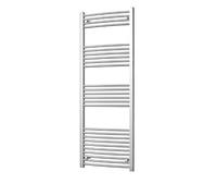 UK Radiators Modern Curved Heated Towel Rail Radiator - Bathroom Warmer