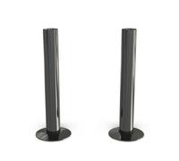 Uk Radiators Polished & Lacquered Radiator Pipe Covers 130mm Black Nickel Talus